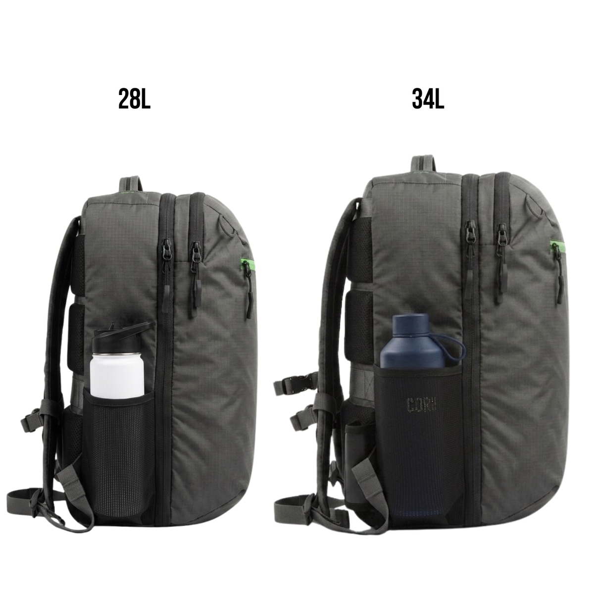 COR Surf Island Hopper 2.0 Travel Backpack — Matte Black, 28L & 34L