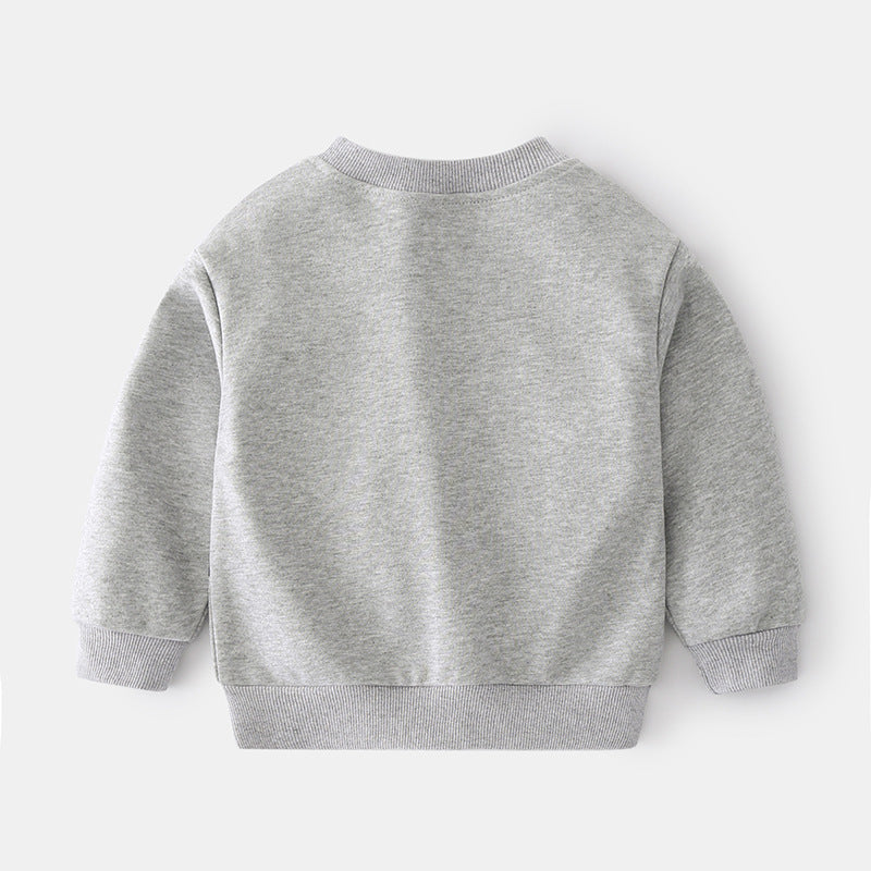 Boys’ Long-Sleeve Crewneck Sweatshirt