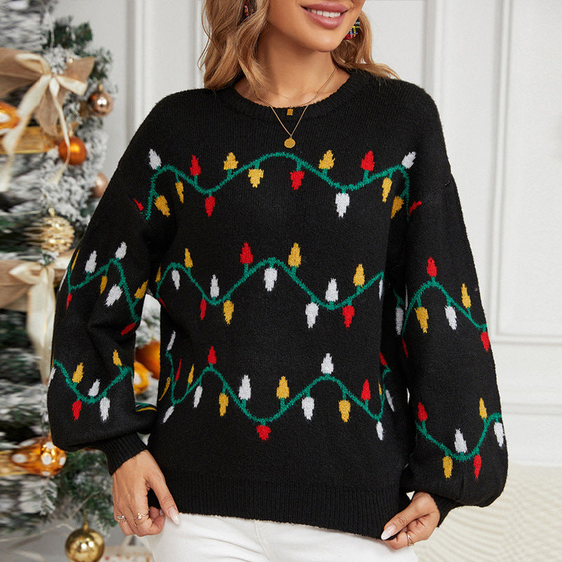 Relaxed Christmas Crewneck Sweater