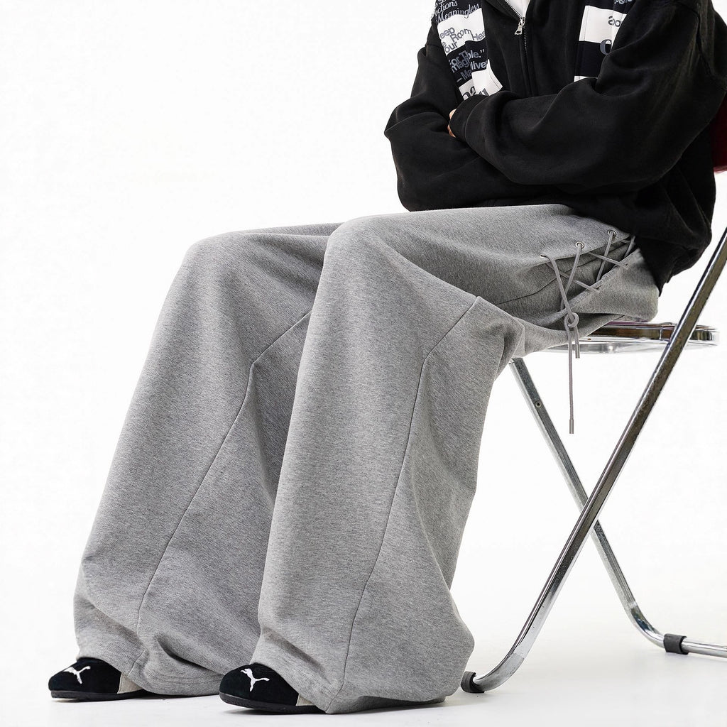 Plus Size Unisex Wide-Leg Jogger Pants