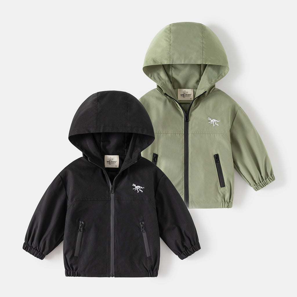 Boys’ Lightweight Hooded Windbreaker
