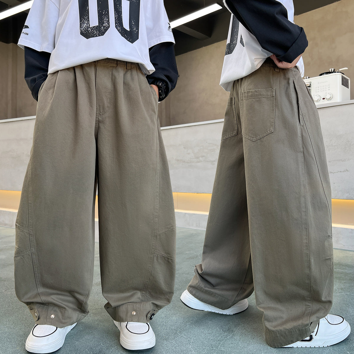 Boys’ Cotton Casual Pants