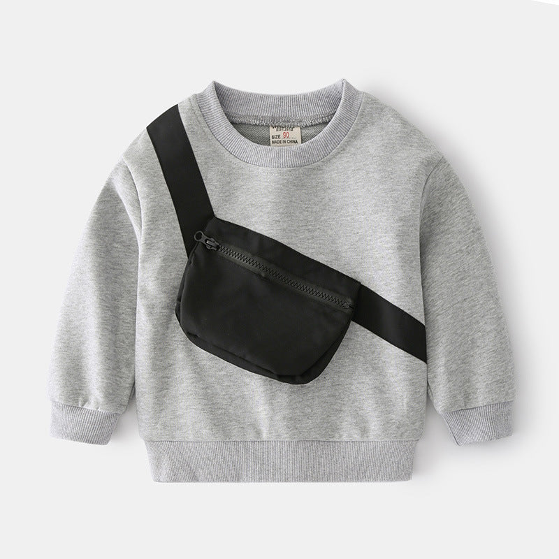 Boys’ Long-Sleeve Crewneck Sweatshirt