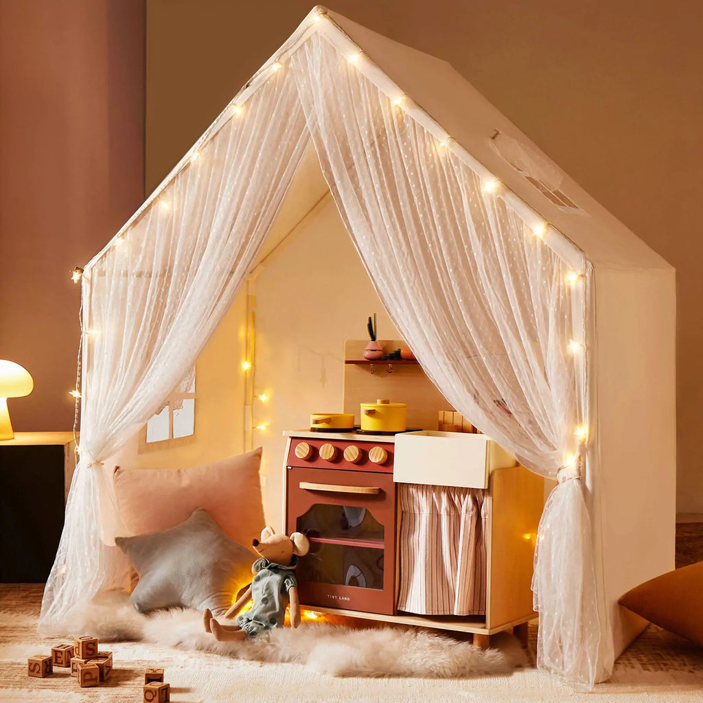 Tiny Land Large Kids’ Play Tent with Star Lights