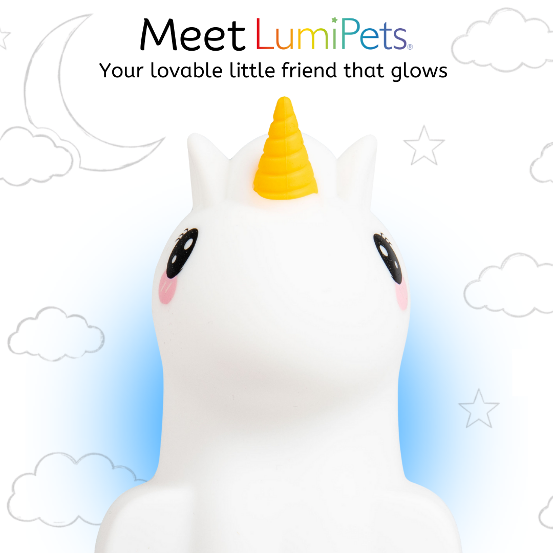 LumiPets Unicorn Soft Silicone Night Light