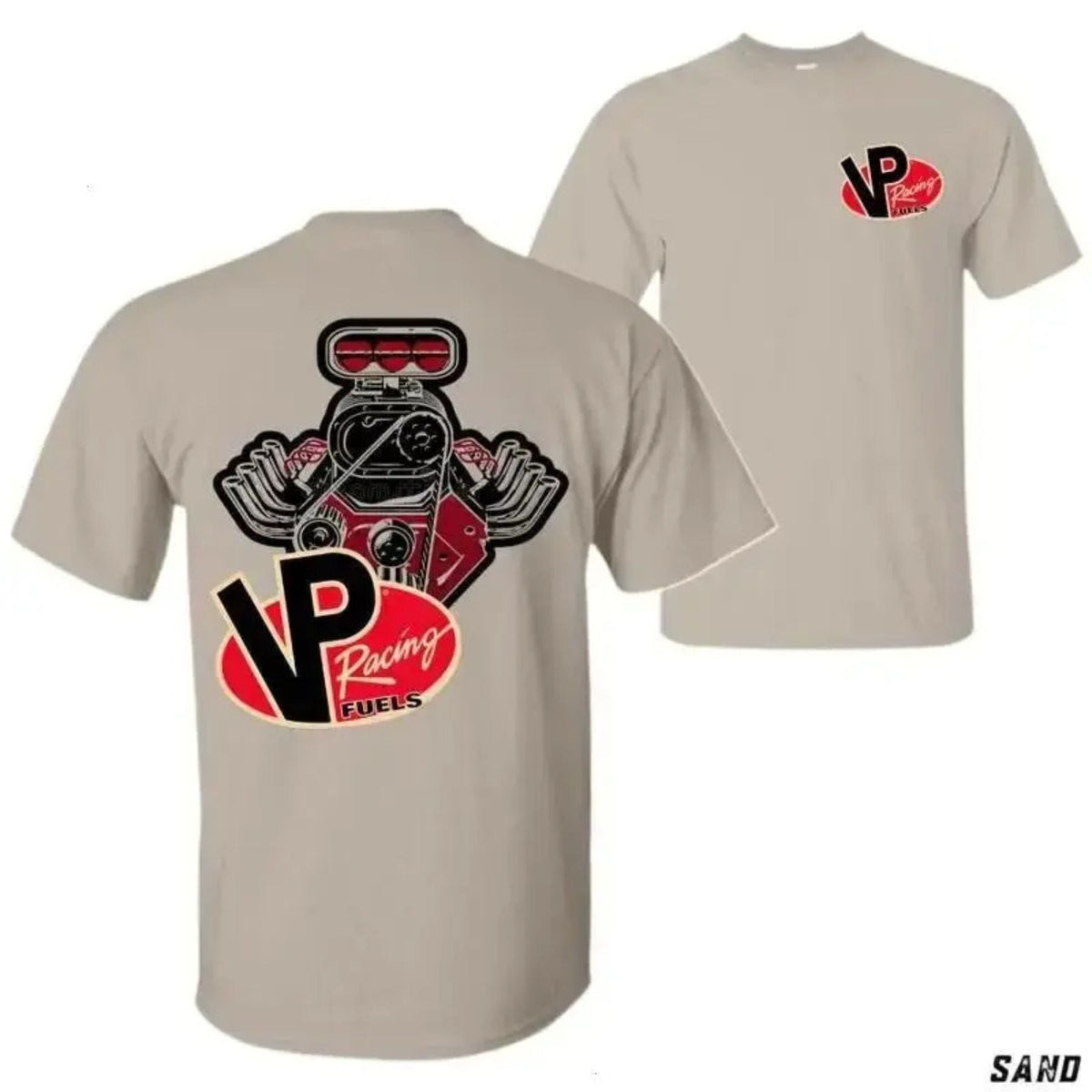 VP Racing Fuels V8 Engine Graphic T-Shirt
