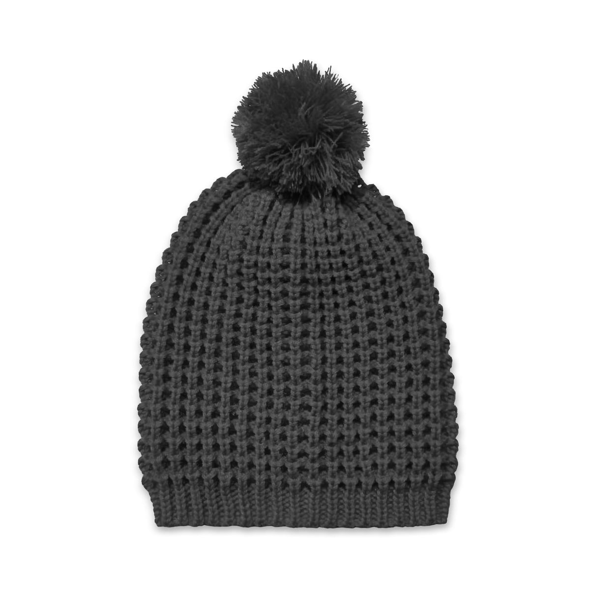 Girls’ Fleece-Lined Textured Knit Slouchy Beanie, Ages 5–12