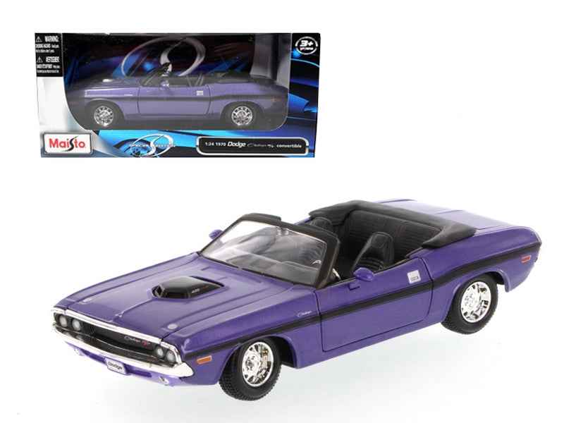 Maisto 1970 Dodge Challenger R/T Convertible, 1:24 — Purple