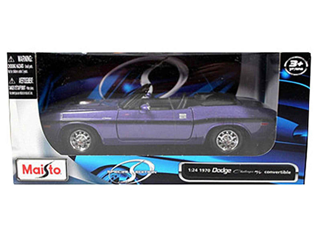 Maisto 1970 Dodge Challenger R/T Convertible, 1:24 — Purple