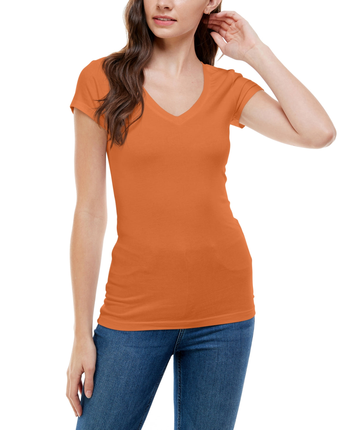 Aveto Juniors Stretch V-Neck T-Shirt – L