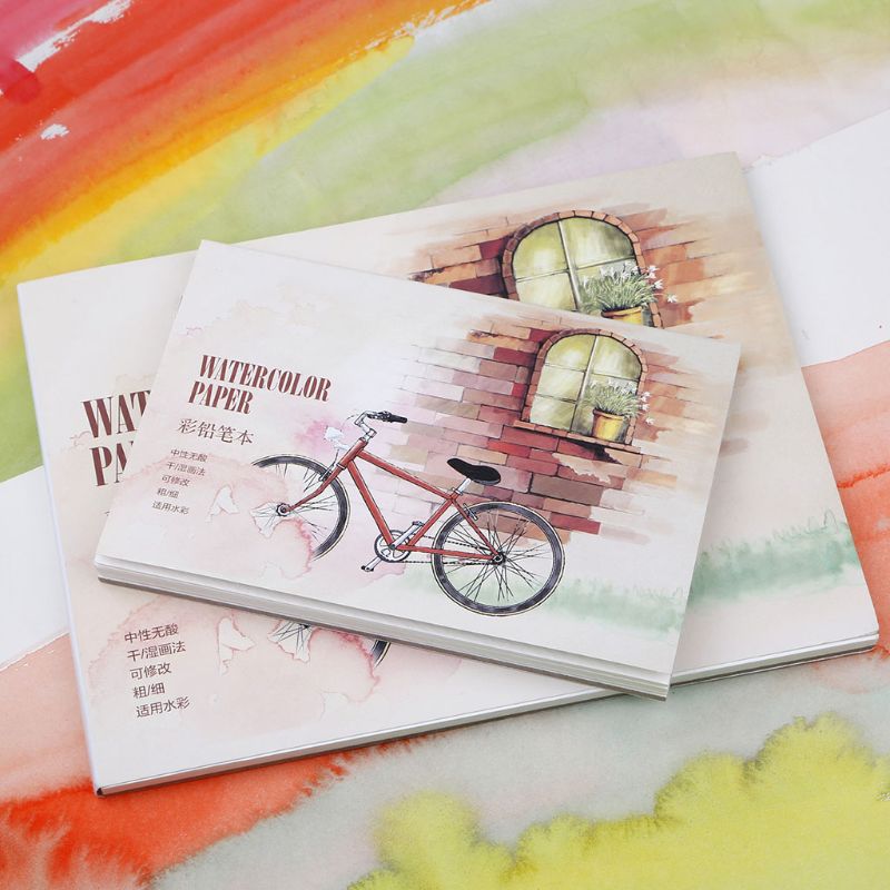 Watercolor Sketchbook, 12 Sheets — A5/A6