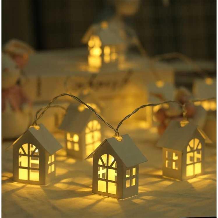 Mini Christmas House LED String Lights – 2 m