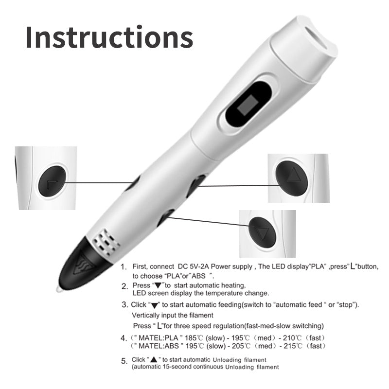 3D Printing Pen for Drawing & Crafts