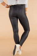 Women's Faux-Leather Skinny Leggings