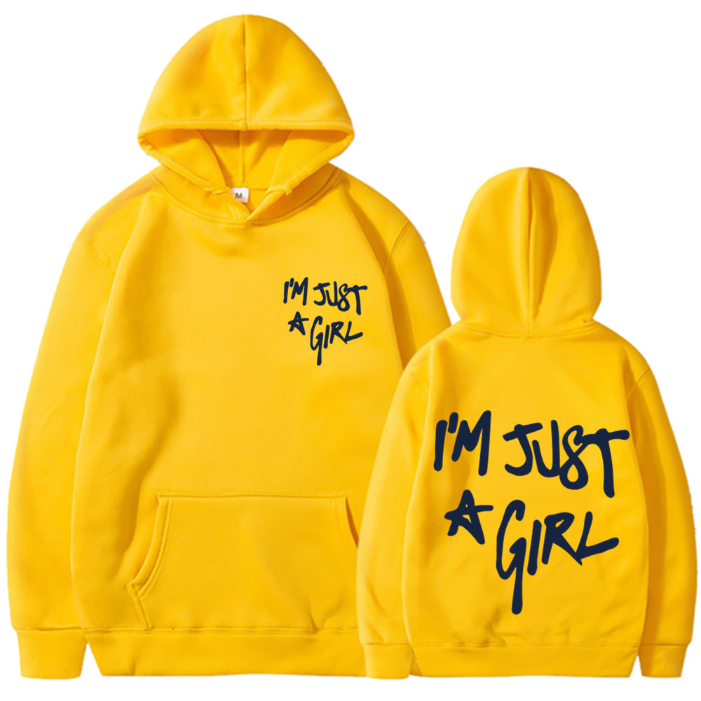 Women's Plus Size Letter-Print Zip Hoodie