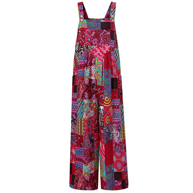 Women's Plus Size Wide-Leg Jumpsuit