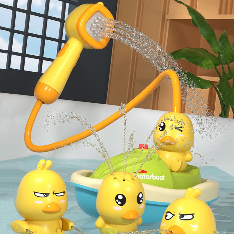 Electric Duck Water-Spray Bath Toy