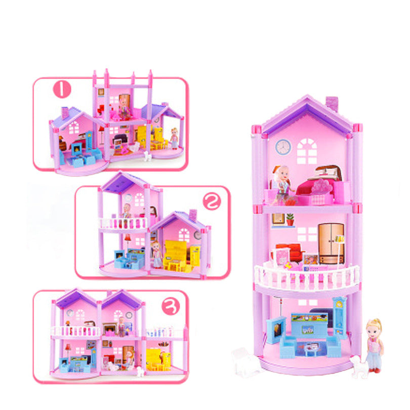 DIY Miniature Villa Dollhouse Kit