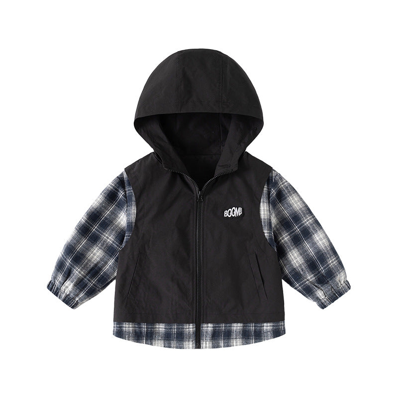 Two-Piece Patchwork Jacket for Toddler