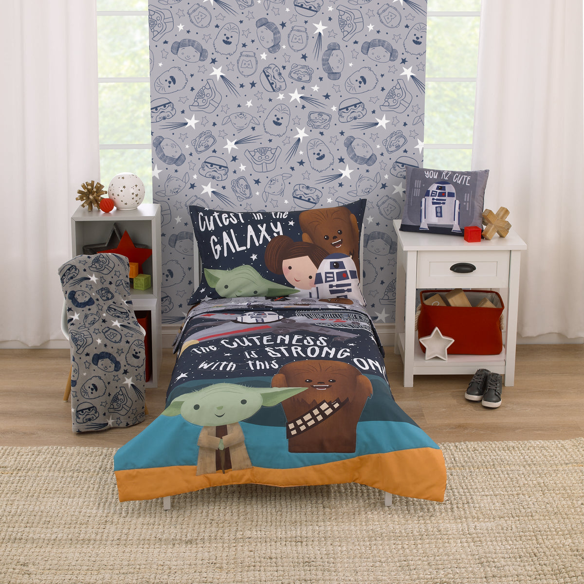 Star Wars Welcome to the Galaxy Toddler Bedding — 4 Pieces