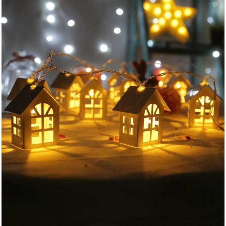 Mini Christmas House LED String Lights – 2 m