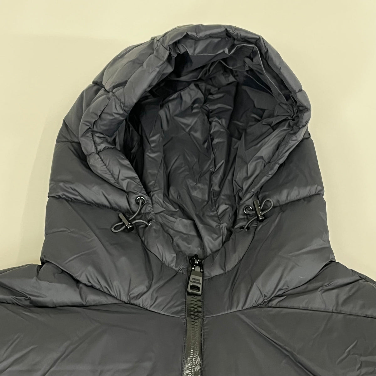 DKNY Boys’ Insulated Quilted Puffer Parka — Black, Large