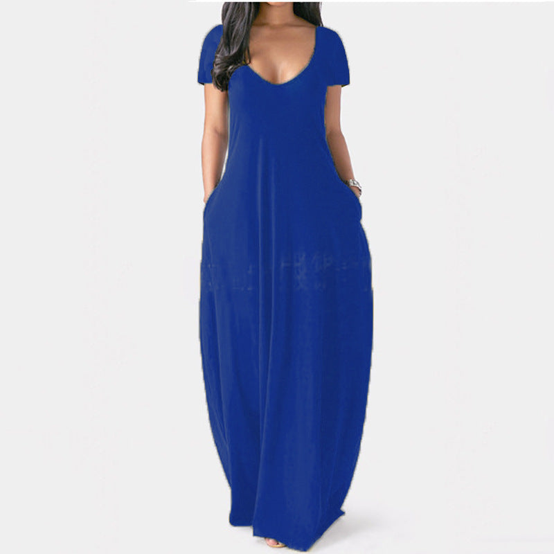 Women's Plus Size V-Neck Dress