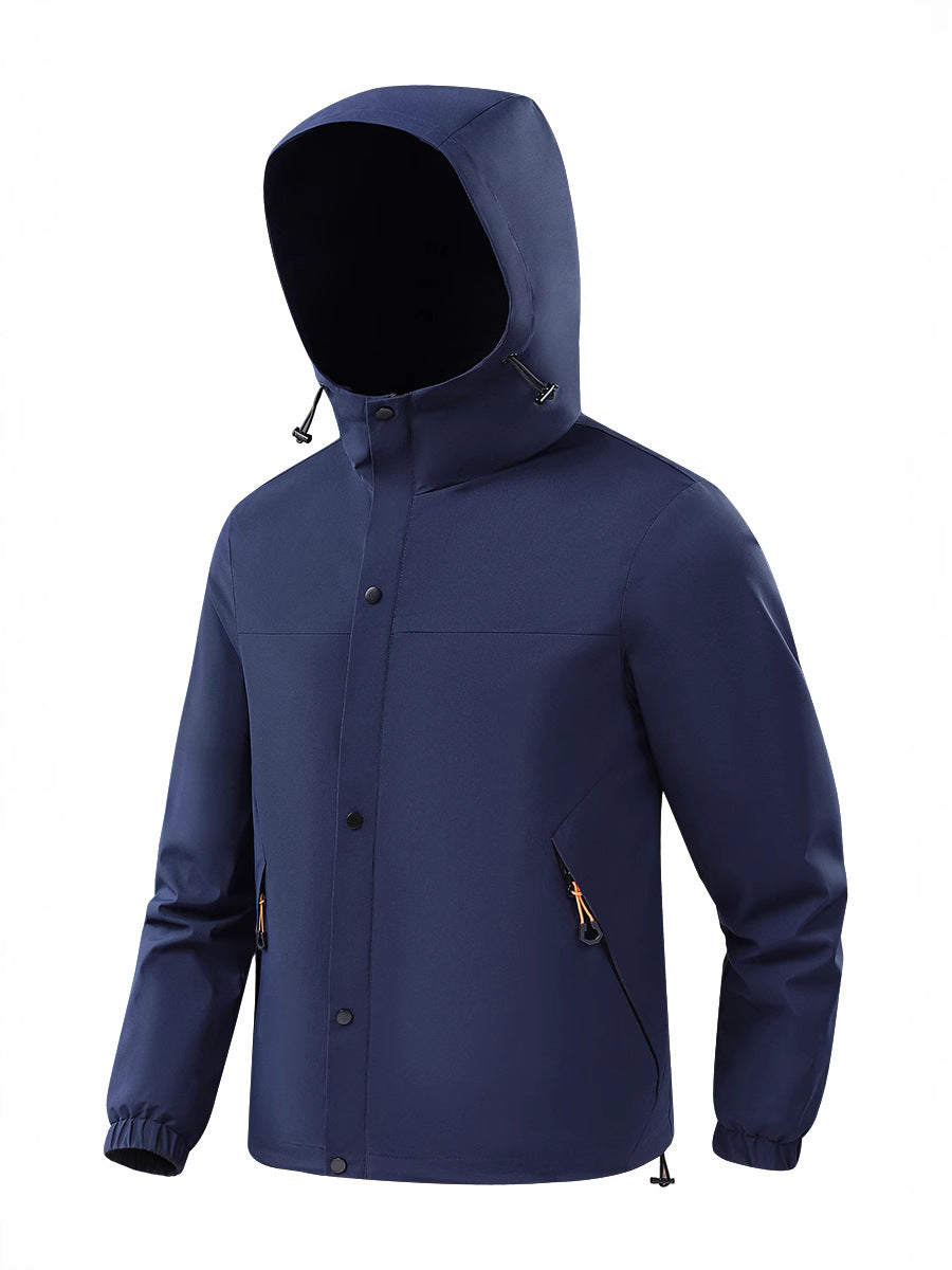 Unisex Plus Size Waterproof Hiking Jacket