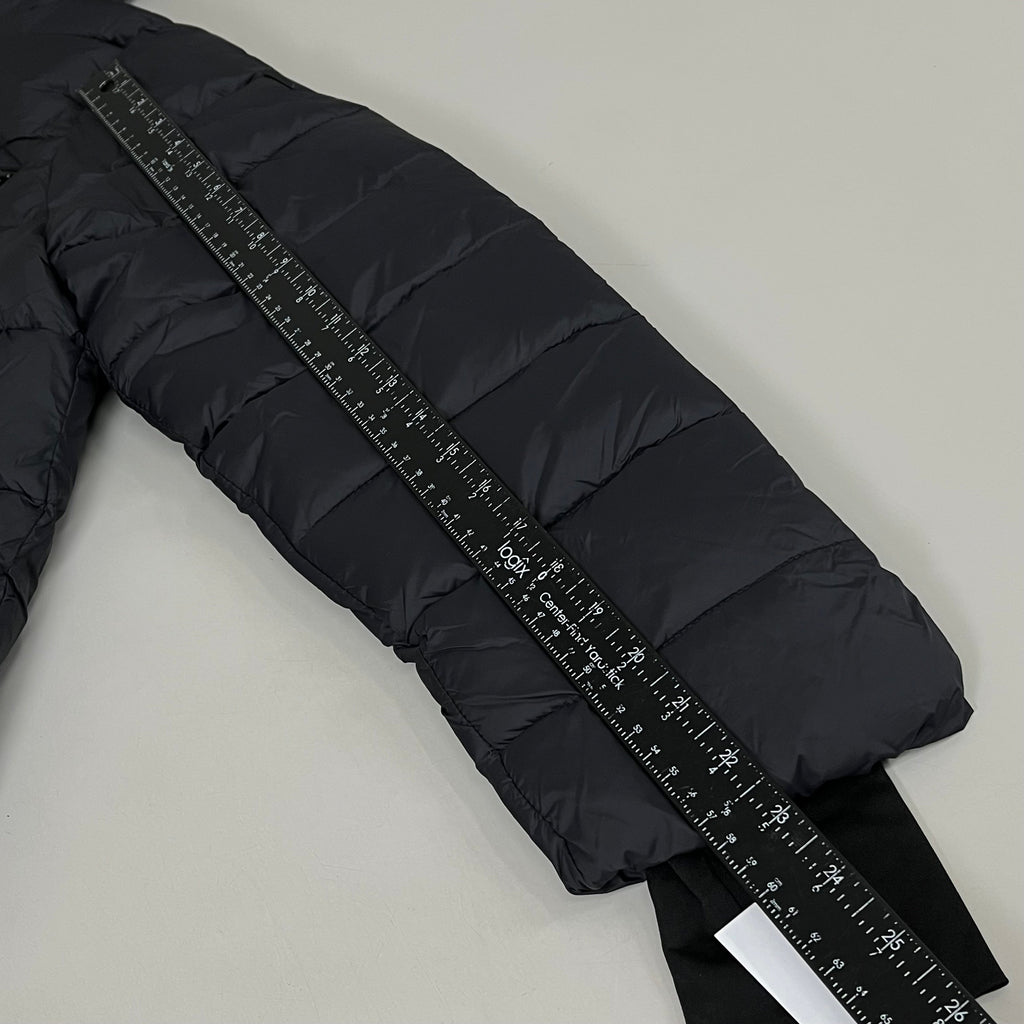 DKNY Boys’ Insulated Quilted Puffer Parka — Black, Large