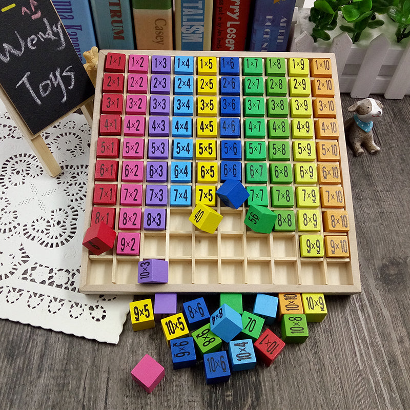 Wooden Multiplication Table Learning Toy