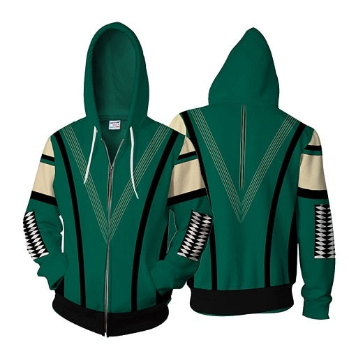 Men's Plus Size Graphic Zip Hoodie