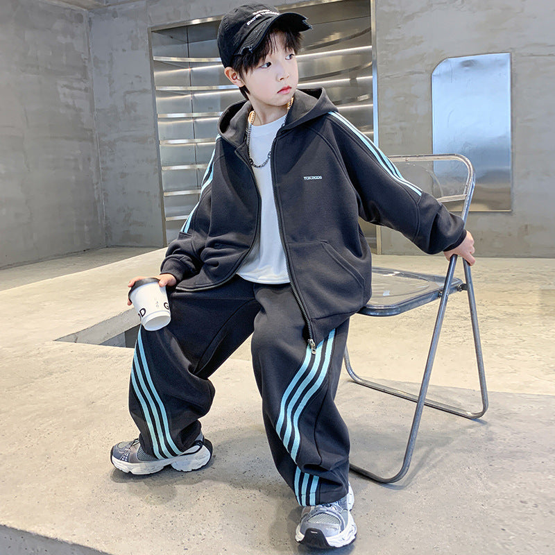 Boys’ Sporty Jacket Outfit Set