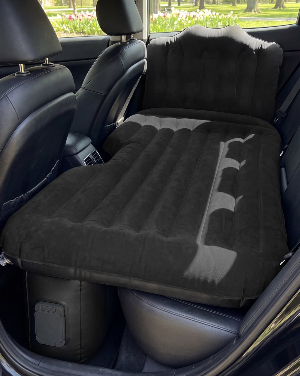 Umbrauto Backseat Air Mattress with Built-In Rechargeable Pump