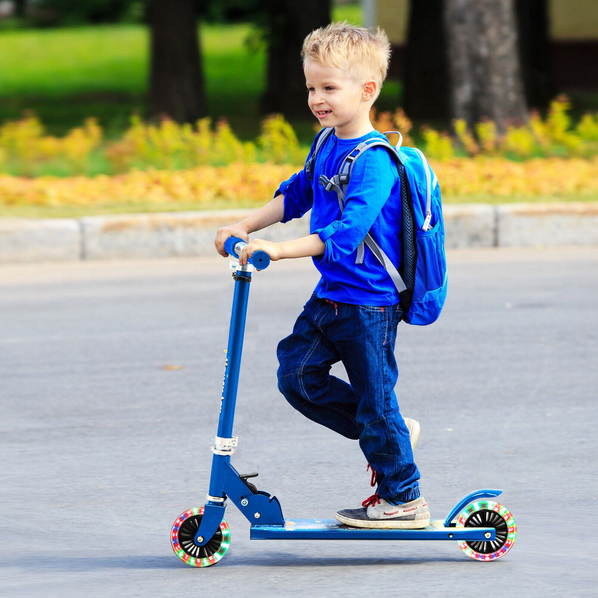 Adjustable Folding Kick Scooter for Kids