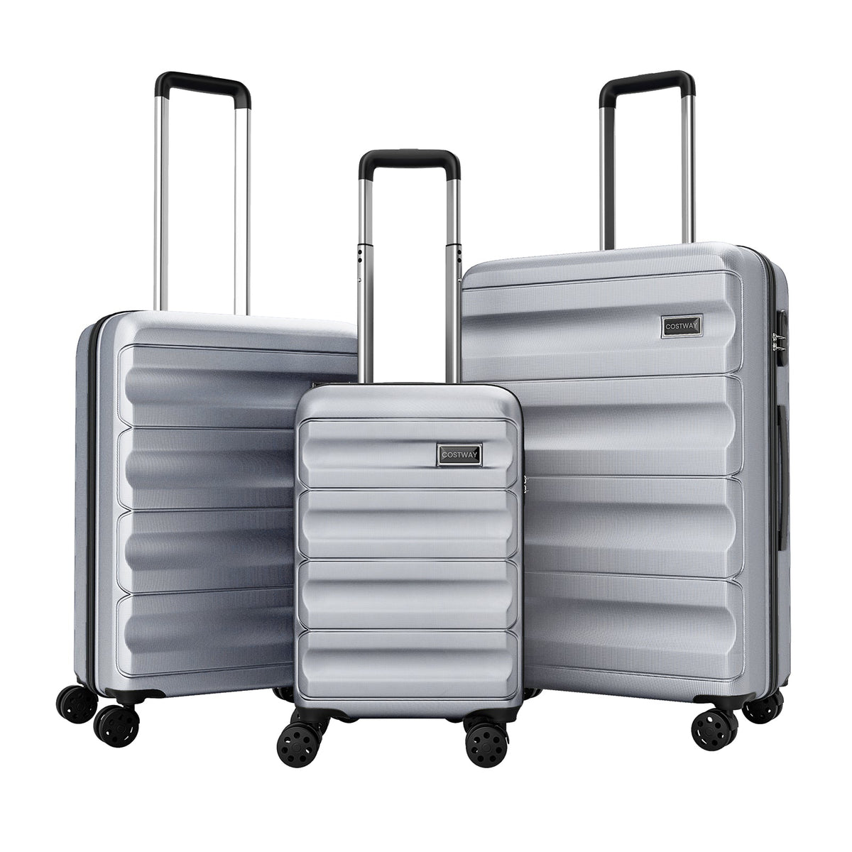 3-Piece Hardside Luggage Set — 20, 24 & 28 in