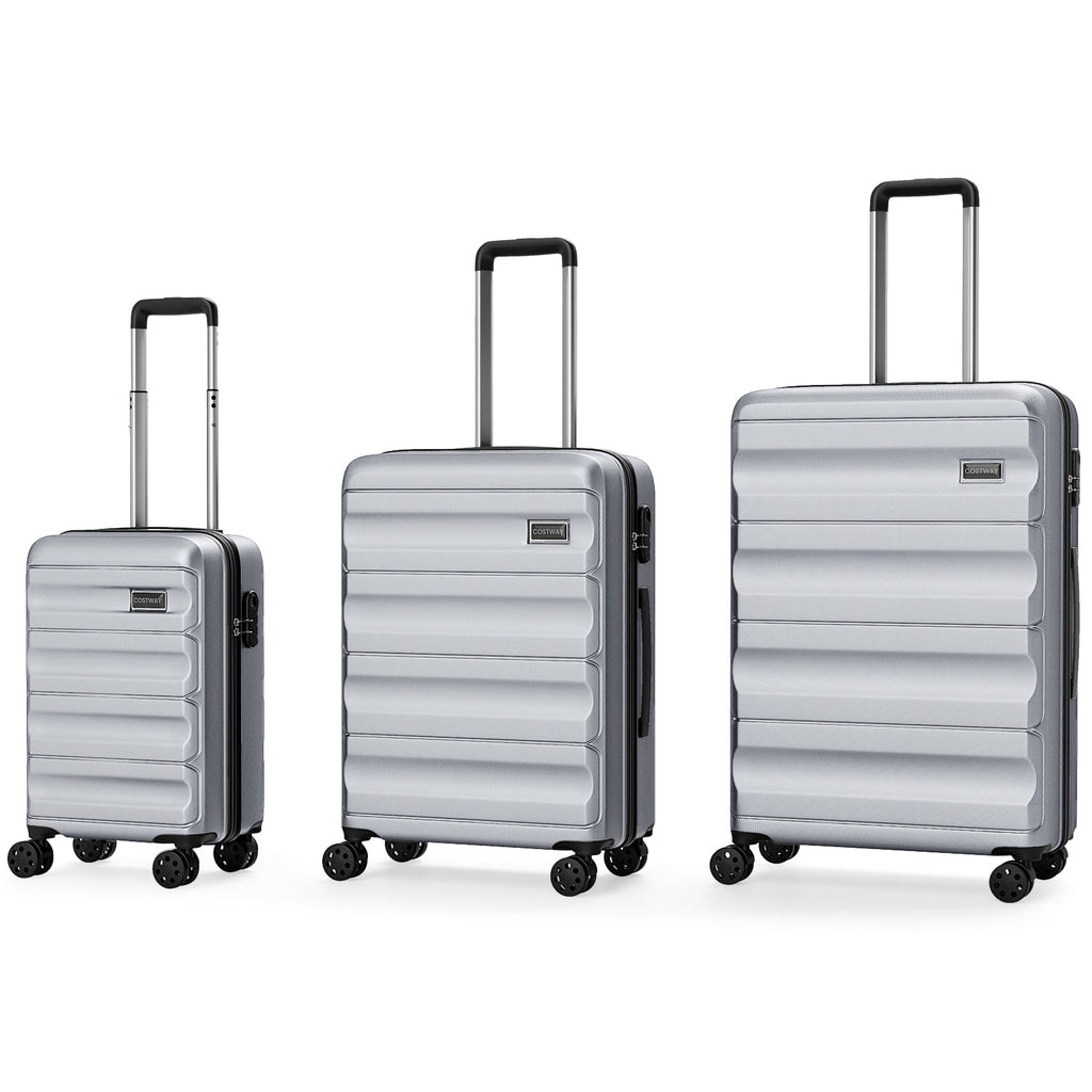 3-Piece Hardside Luggage Set — 20, 24 & 28 in