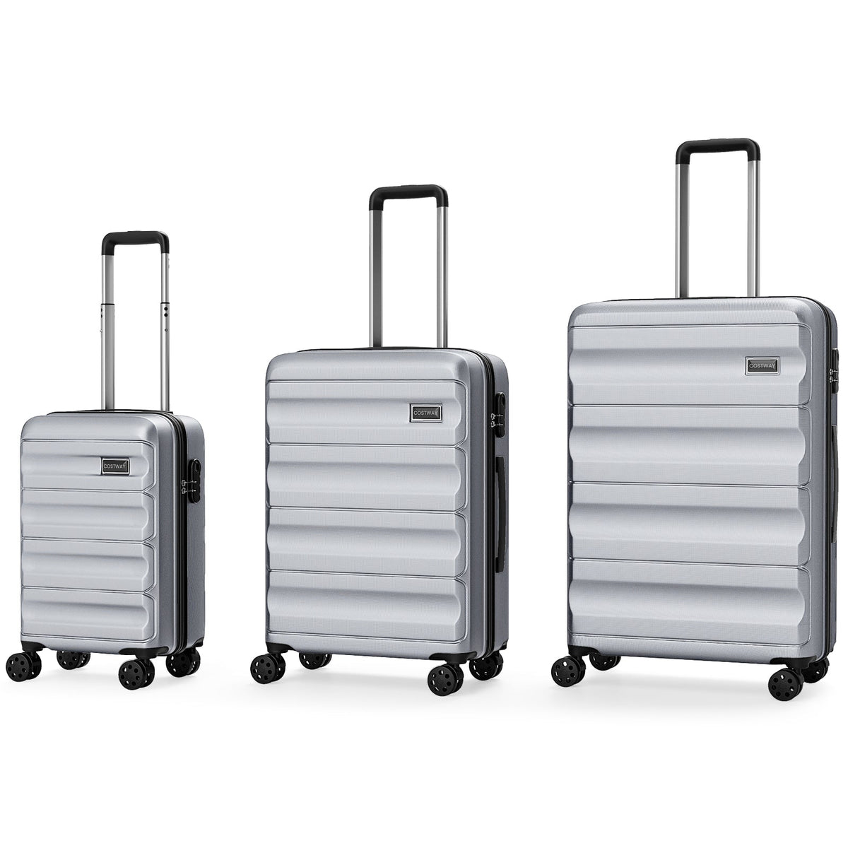 3-Piece Hardside Luggage Set — 20, 24 & 28 in