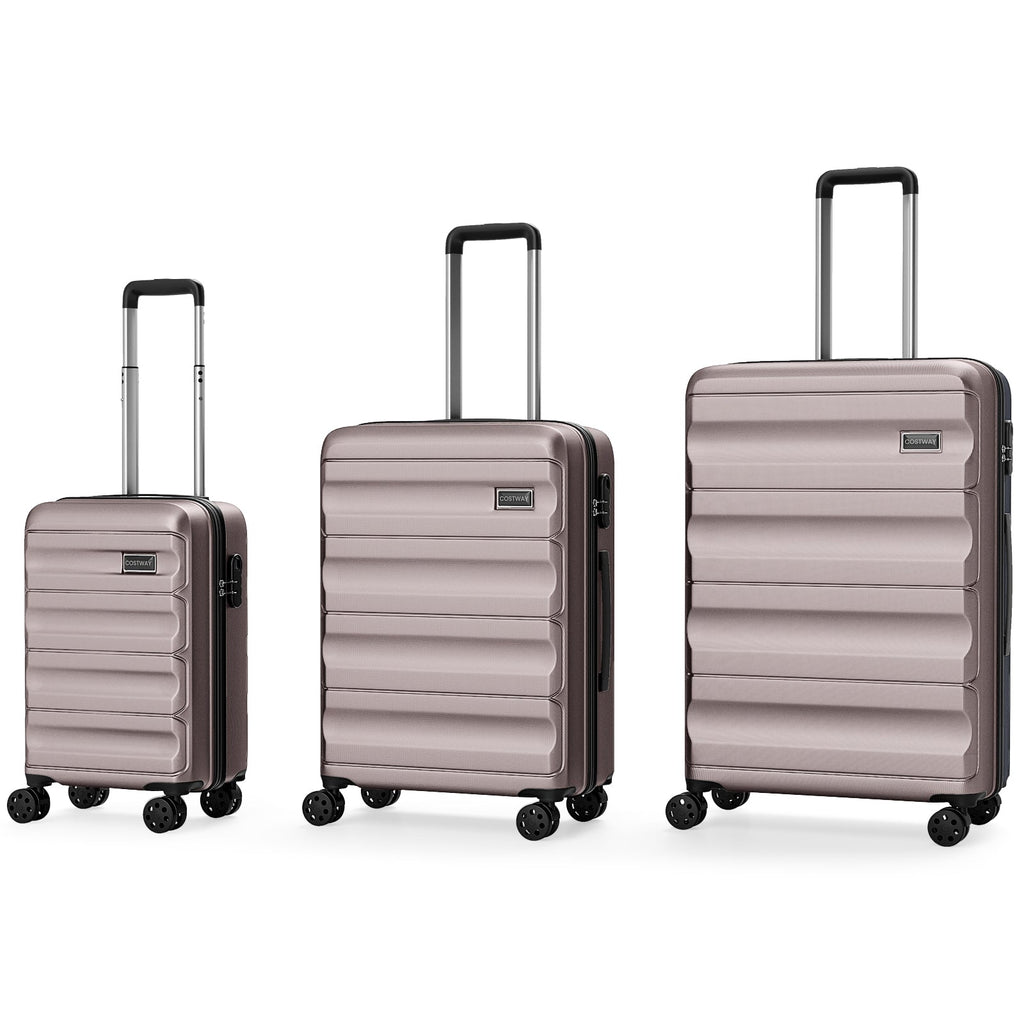 3-Piece Hardside Luggage Set — 20, 24 & 28 in