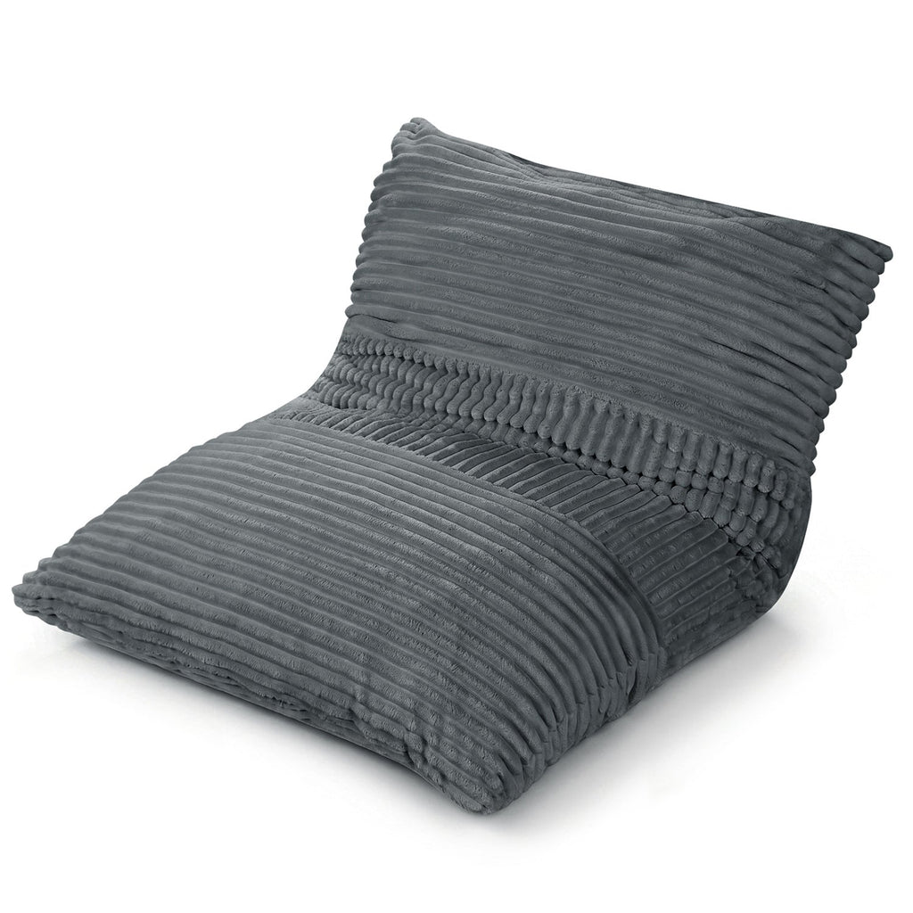 3-in-1 Corduroy Convertible Bean Bag Chair, Sofa & Bed