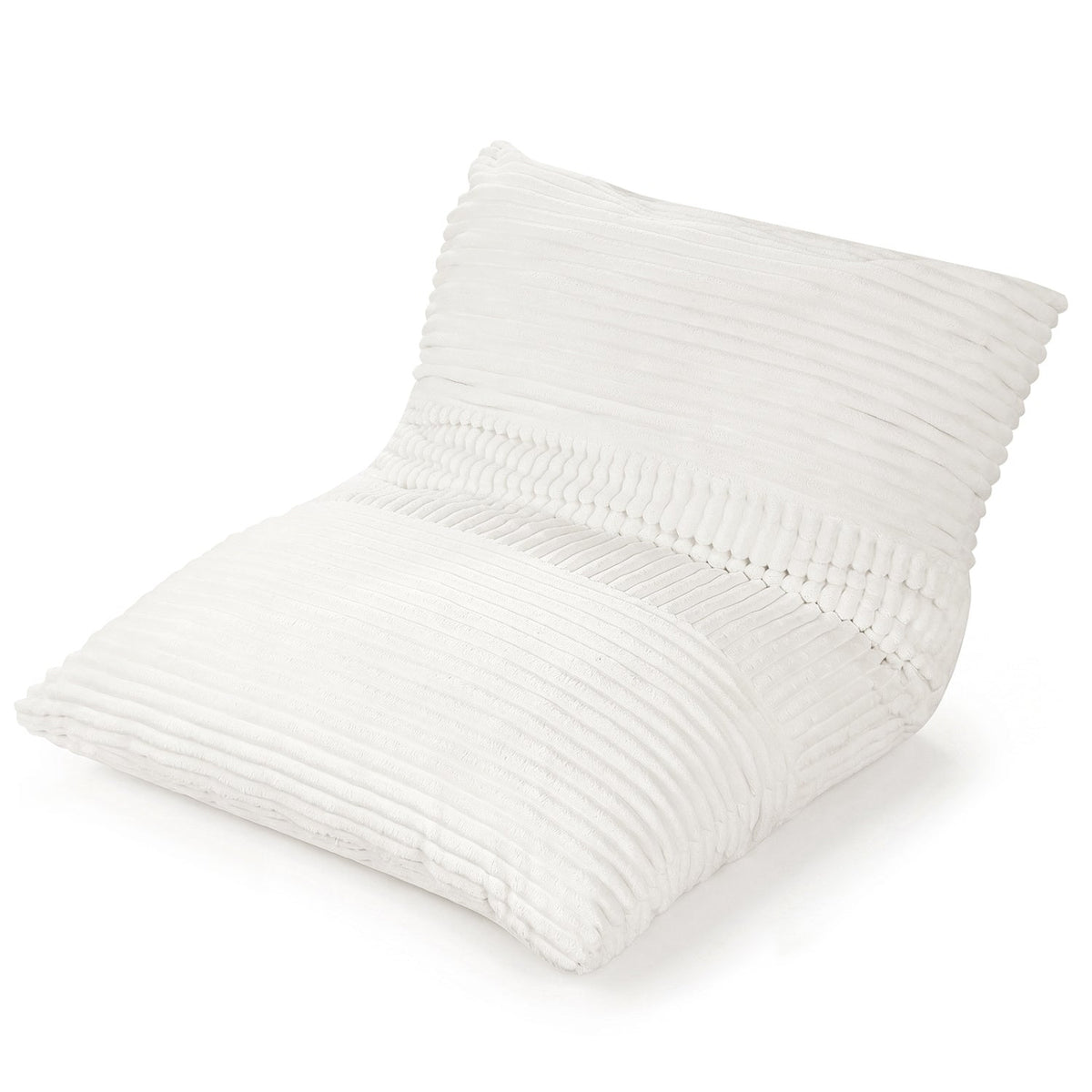 3-in-1 Corduroy Convertible Bean Bag Chair, Sofa & Bed