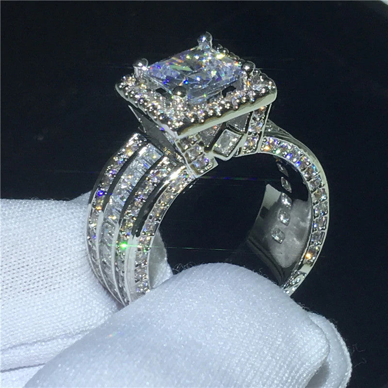 Women's Silver-Color Statement Ring