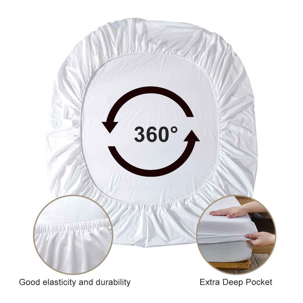 Cow & Duck Microfiber Bed Sheet & Pillowcase Set — 3 Pieces