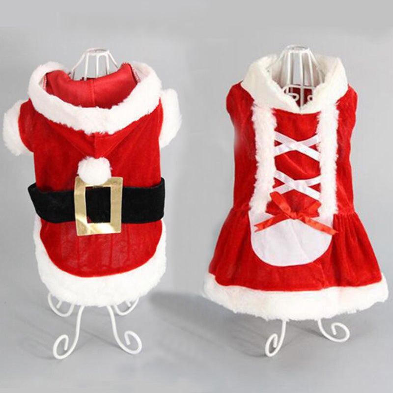 Christmas Dog Vest & Winter Outfit for Small Dogs