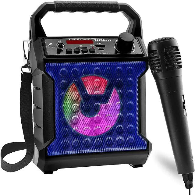 Risebass Rechargeable Bluetooth Karaoke Speaker & Microphone