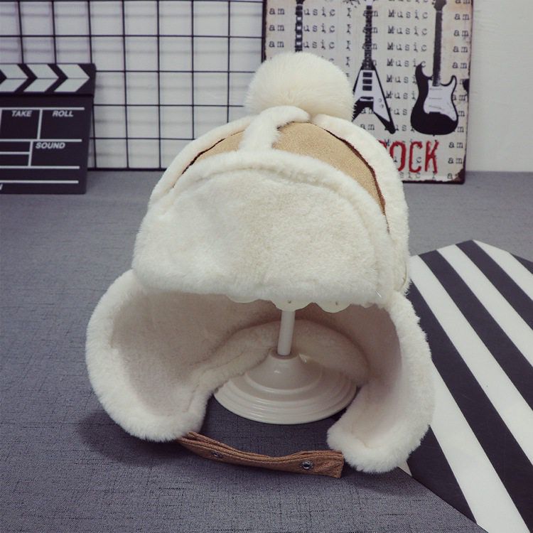 Kids’ Sherpa Aviator Hat with Ear Flaps