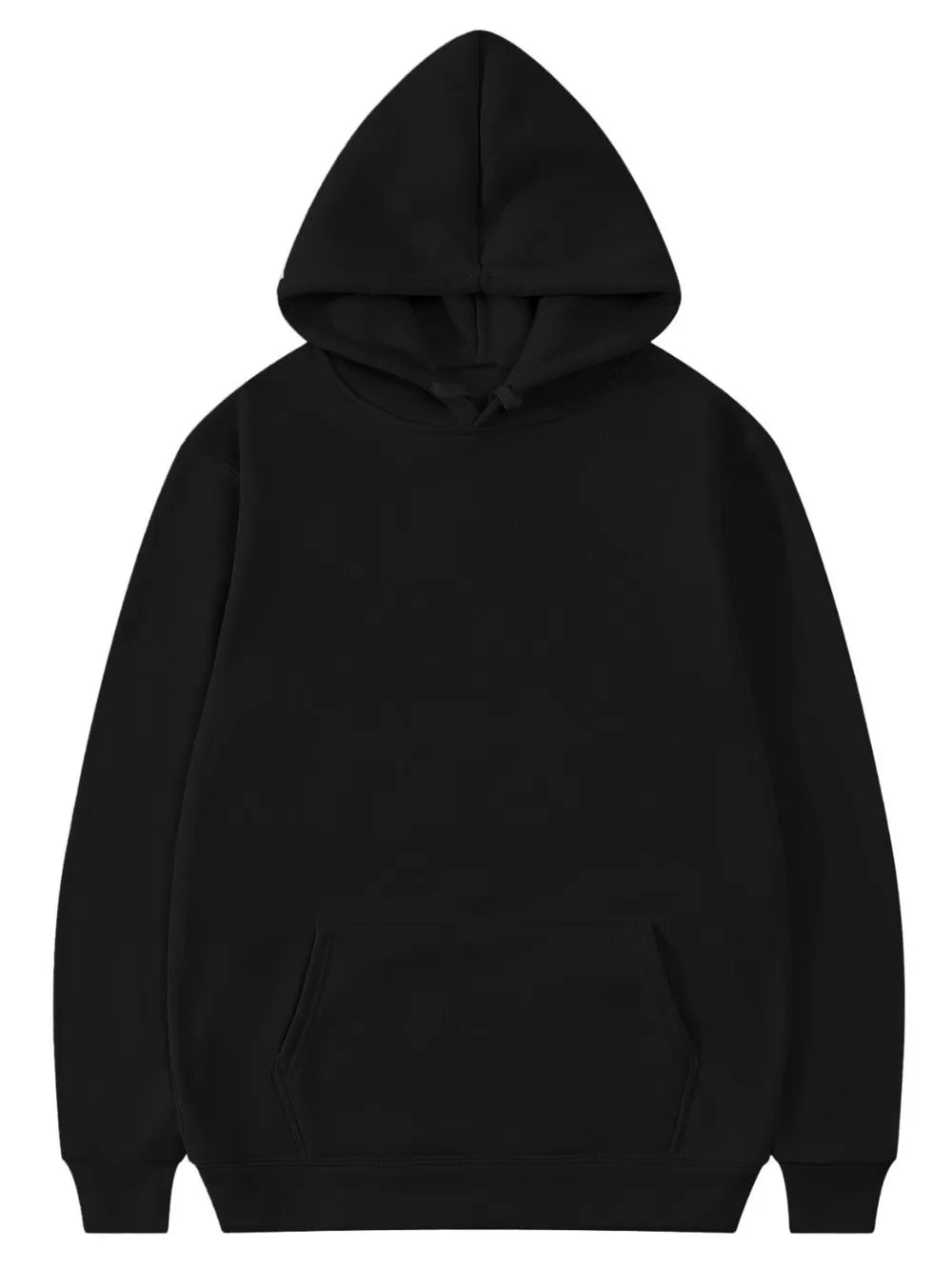 Men's Plus Size Kangaroo-Pocket Hoodie