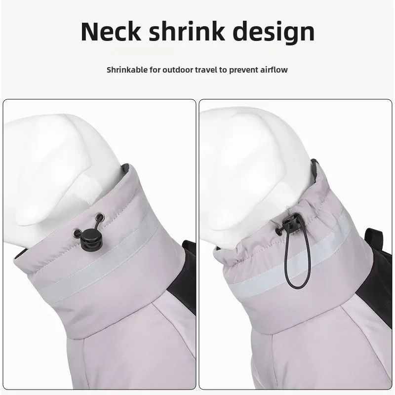 Reflective Waterproof Winter Dog Jacket for Large Breeds