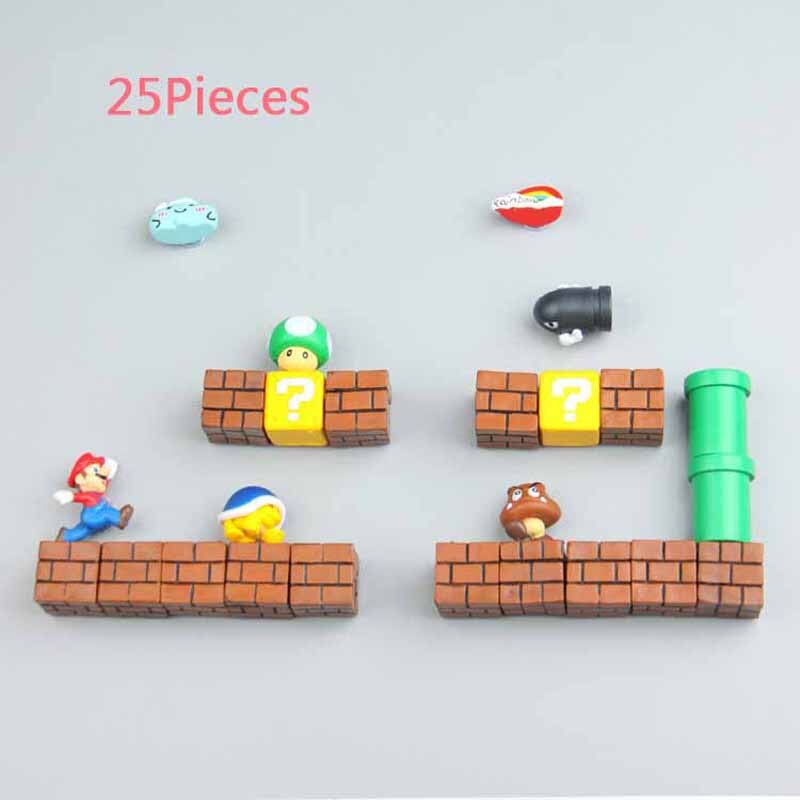 Super Mario Resin Fridge Magnets