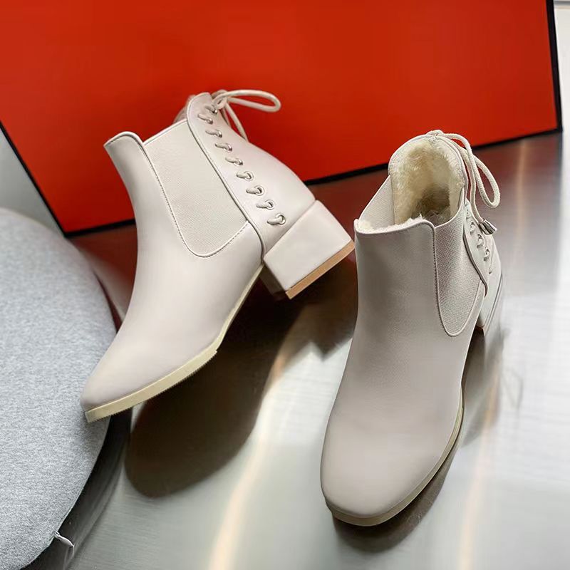 Women’s Velvet-Lined Ankle Boots