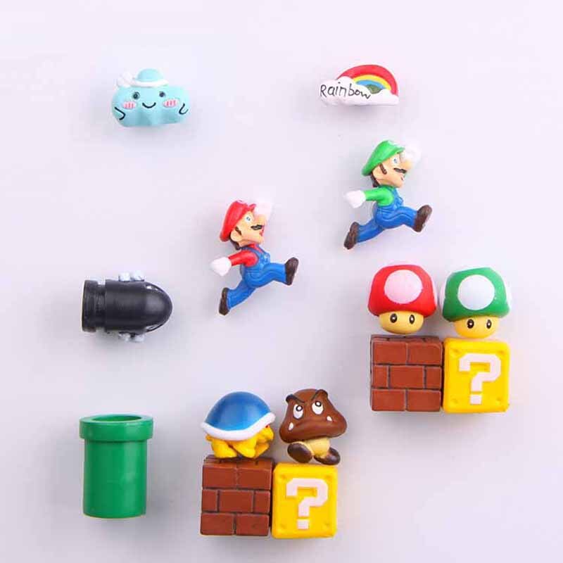 Super Mario Resin Fridge Magnets